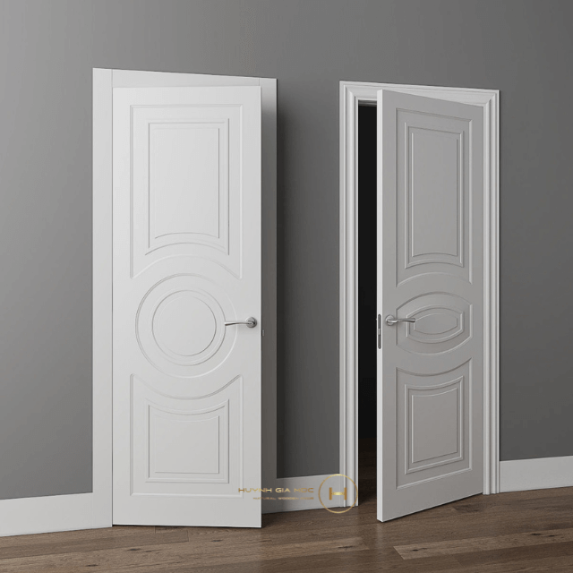cửa gỗ trắng