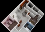 Thiết kế kiến trúc cho căn hộ 40 m2