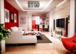 Thiết kế nội thất với sắc đỏ ấn tượng